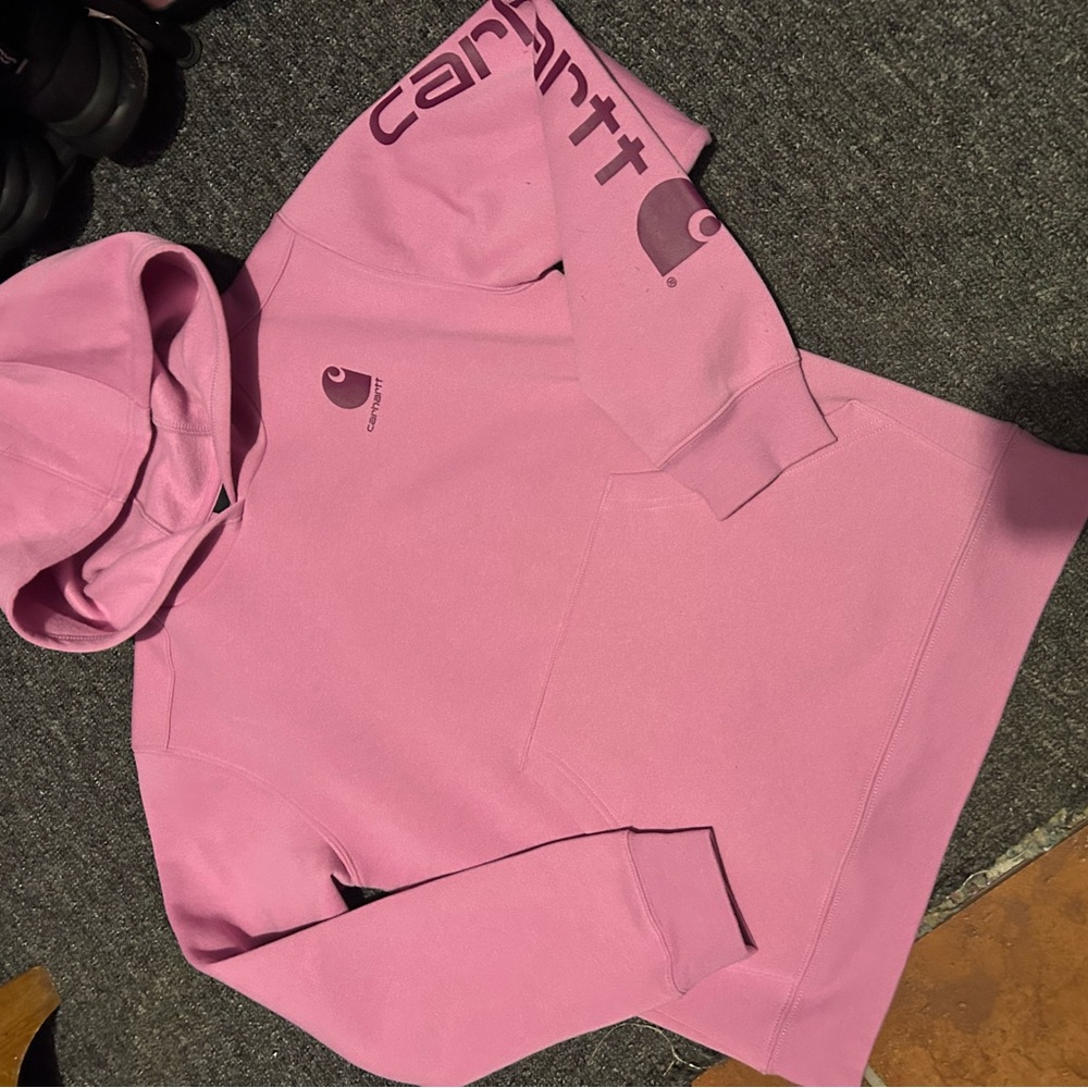 Carhartt Pink Pullover Hoodie